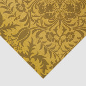 Ornate gold floral pattern with symmetrical seidenpapier (Ausschnitt)