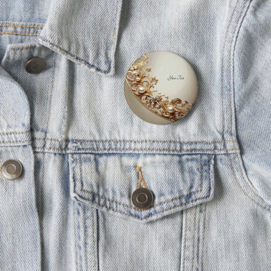 Ornate Gold Flourish Button (Beispiel)