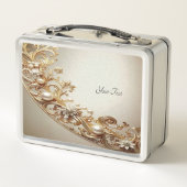 Ornate Gold Flourish Lunch box (Rückseite)