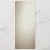 Ornate Gold Flourish Menu Menükarte (Rückseite)