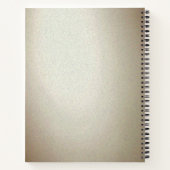 Ornate Gold Flourish Notebook Notizblock (Rückseite)