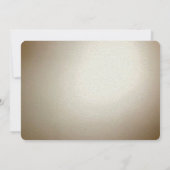 Ornate Gold Flourish Save The Date (Rückseite)