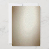 Ornate Gold Flourish Save The Date (Rückseite)