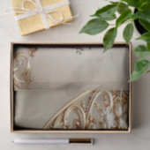 Ornate Gold Flourish Tissue Paper Seidenpapier (Geschenk)