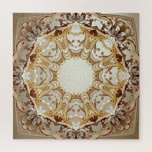 Ornate Gold Jigsaw Puzzle (Vertikal)