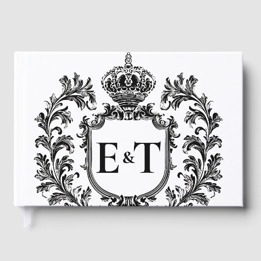 Ornate Laurel & Filigree, Gästebuch (Vorderseite)