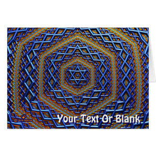 Ornate Metallic Magen David