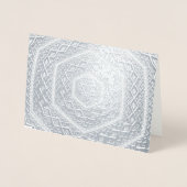 Ornate Metallic Magen David Folienkarte (Vorderseite)