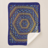 Ornate Metallic Magen David Sherpadecke (Vorderseite)