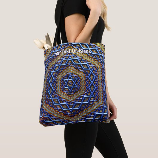Ornate Metallic Magen David Tasche (Von Nahem)