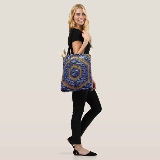Ornate Metallic Magen David Tasche (Am Model)