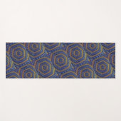Ornate Metallic Magen David Yogamatte (Vorderseite (Horizontal))