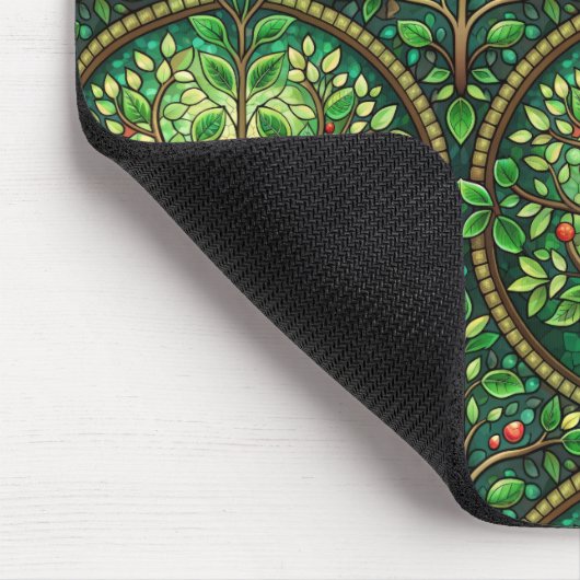 Ornate mousepad design featuring a repeating  (Ecke)