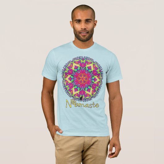 Ornate Namaste Kaleidoscope T-shirt (Vorne ganz)