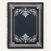 Ornate Noir Frame — Customizable Notizblock (Vorderseite)