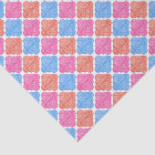 Ornate Patchwork Diamonds Pattern Seidenpapier (Ausschnitt)