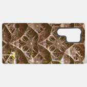 Ornate Rose Gold & Bronze Art Deco Fractal Samsung Galaxy Hülle (Rückseite (Horizontal))