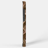 Ornate Rose Gold & Bronze Art Deco Fractal Samsung Galaxy Hülle (Rechte Seite)