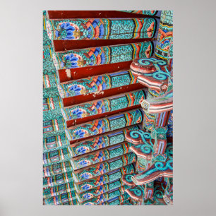 Ornate Temple Roof Poster