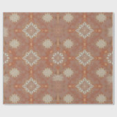 Ornate Winter Heirloom Christmas Pattern Wrapping  Geschenkpapier (Flach)