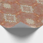 Ornate Winter Heirloom Christmas Pattern Wrapping  Geschenkpapier (Ecke)
