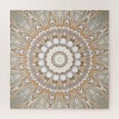 Ornates Blumenmandala-Muster-Puzzle Puzzle (Horizontal)