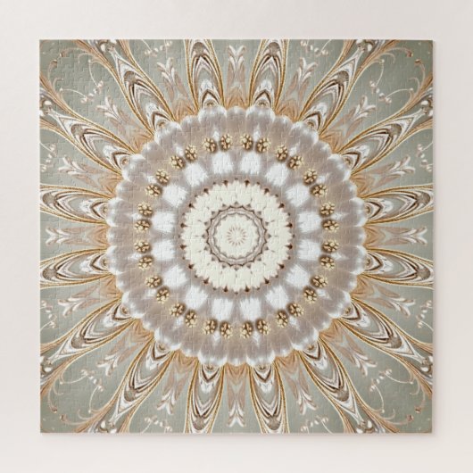 Ornates Blumenmandala-Muster-Puzzle Puzzle (Vertikal)