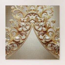 Ornates Gold-Jigsaw-Puzzle Puzzle