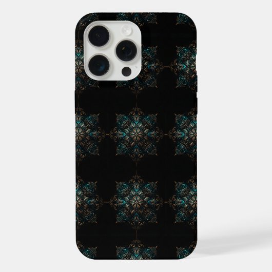 Ornates Mandala iPhone Hülle (Rückseite)