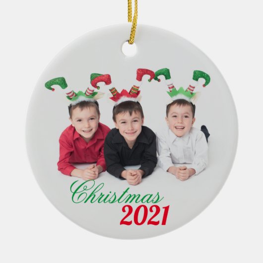 Ornement Rond En Céramique L'Ornement de Noël Keramik Ornament (Vorne)