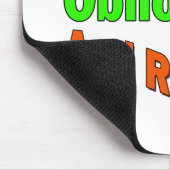 Ornery abscheulicher Rentner Mousepad (Ecke)