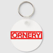 Ornery-Briefmarke Schlüsselanhänger (Vorderseite)