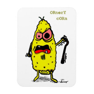 Ornery Corn Flexible Magnet