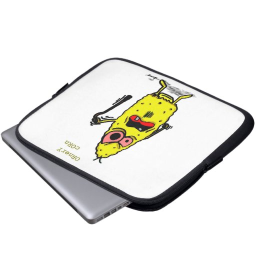 Ornery Corn Laptop Sleeve (Vorne Knopf)