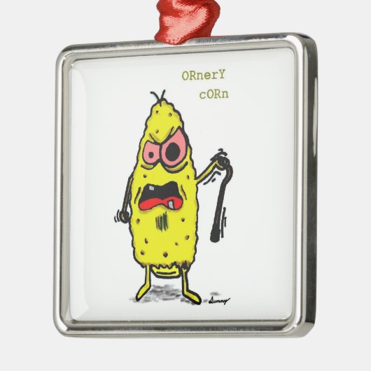 Ornery Corn Ornament Aus Metall (Links)