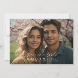 Orniertes Hochzeitsfest Save the Date Einladung