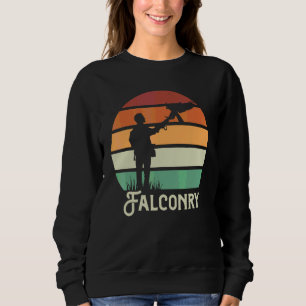 Ornithologie Vogelbeobachter Falkner Falknerei Jag Sweatshirt