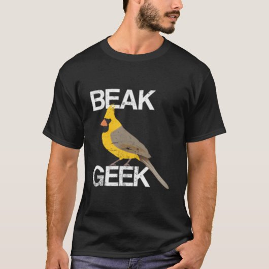 Ornithologin Nerds Beak Geek Vogelbeobachtung Bird T-Shirt (Vorderseite)