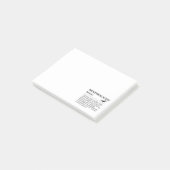 Ornithologist Definition - Vogelkunde (Birdwatchin Post-it Klebezettel (angewinkelt)