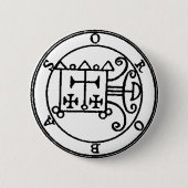 Orobas Sigil Knopf Button (Vorderseite)