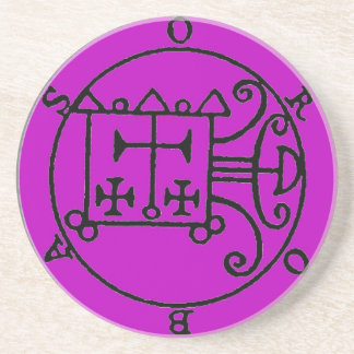 Orobas Sigil Untersetzer lila
