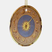 Orologio Zodicale (Tierkreis-Uhr) (Fresko und Keramik Ornament (Rechts)