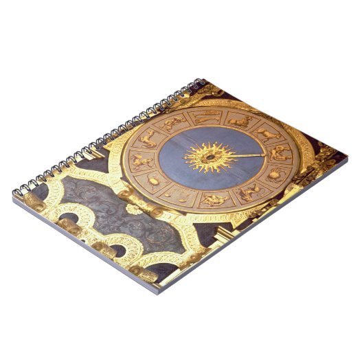 Orologio Zodicale (Tierkreis-Uhr) (Fresko und Notizblock (Linke Seite)