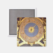 Orologio Zodicale (Zodiac Clock) (Fresko und Goldm Magnet (Vorderseite/Rückseite)