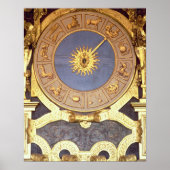 Orologio Zodicale (Zodiac Clock) (Fresko und Goldm Poster (Vorne)