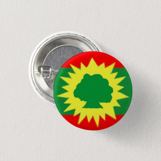 Oromia flag on button (Vorne & Hinten)