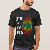 Oromia in meiner DNA-Proud-Oromia-Fahne äthiopisch T-Shirt (Vorderseite)