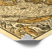 Oronteus Finaeus Karte Poster (Ecke)