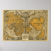 Oronteus Finaeus Karte Poster (Vorne)