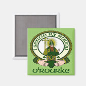 O'Rourke Clan Motto Magnet (Vorderseite/Rückseite)